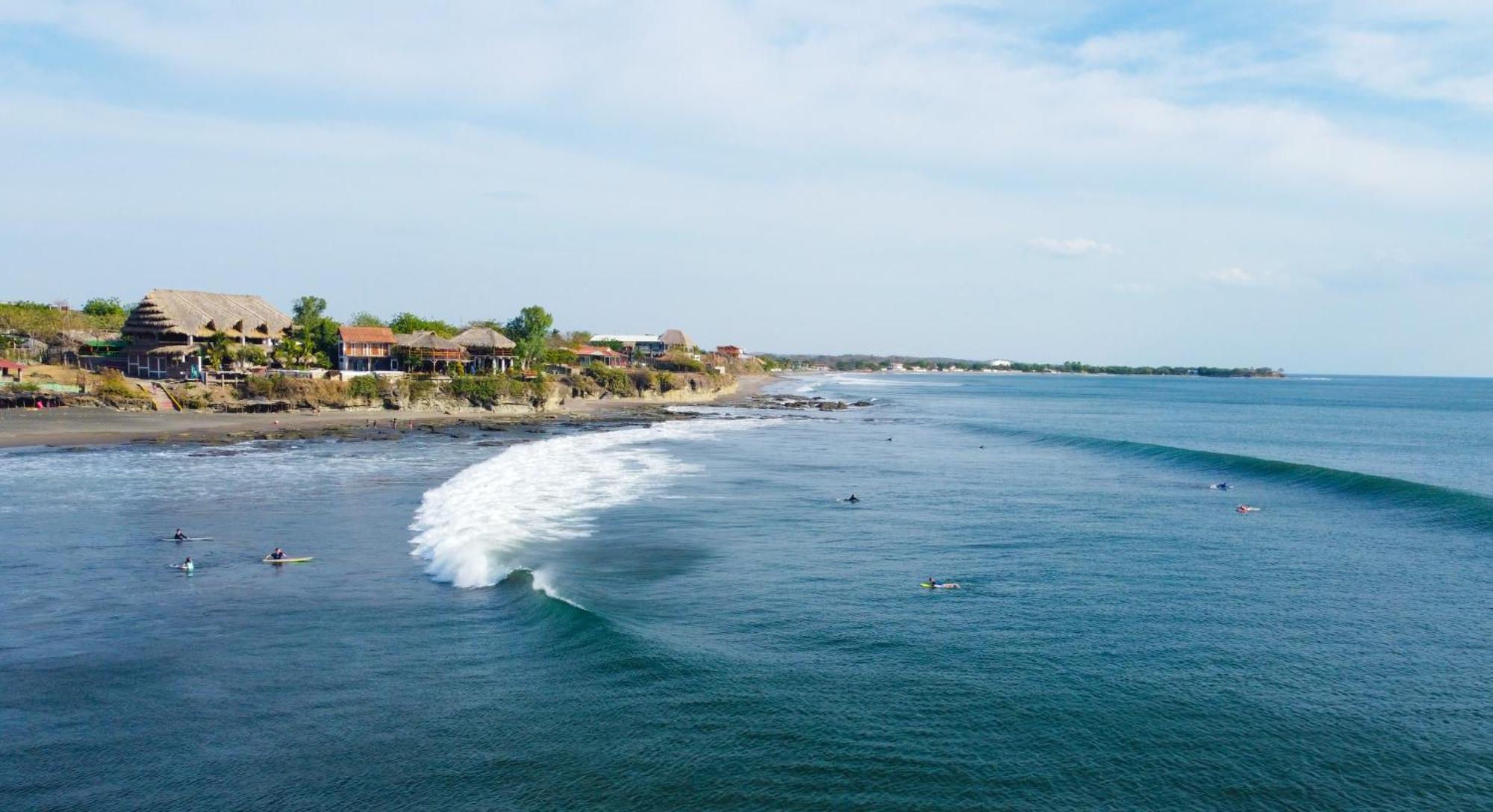 Miramar Surfcamp Villa Puerto Sandino Kültér fotó